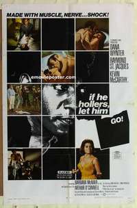 p046 IF HE HOLLERS LET HIM GO one-sheet movie poster '68 Dana Wynter