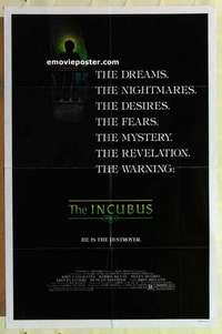 p074 INCUBUS one-sheet movie poster '82 John Cassavetes, John Ireland