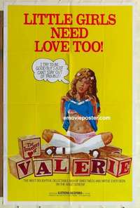 p081 INNOCENCE OF VALERIE one-sheet movie poster '75