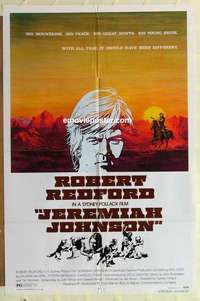 p138 JEREMIAH JOHNSON style B one-sheet movie poster '72 Robert Redford