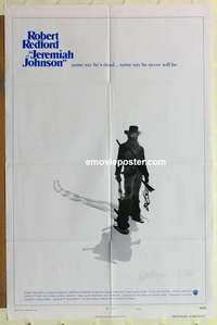 p139 JEREMIAH JOHNSON style C one-sheet movie poster '72 Robert Redford