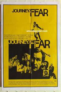 p151 JOURNEY INTO FEAR one-sheet movie poster '75 Mostel, Mimieux