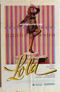p241 LOLA one-sheet movie poster '82 Rainer Werner Fassbinder, Sukowa