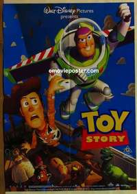s189 TOY STORY Aust one-sheet movie poster '95 Disney & Pixar CG cartoon!
