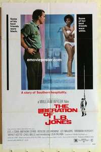 s834 LIBERATION OF LB JONES one-sheet movie poster '70 Lee J Cobb, Falana