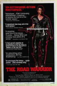 s803 MAD MAX 2: THE ROAD WARRIOR style B one-sheet movie poster '82 Mel!