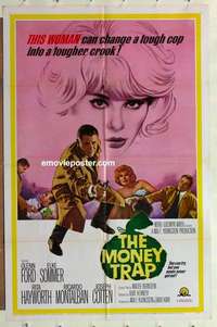 s735 MONEY TRAP one-sheet movie poster '65 Glenn Ford, Elke Sommer