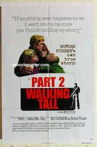s605 PART 2 WALKING TALL one-sheet movie poster '75 Bo Svenson, AIP