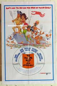 s547 PRIVATE NAVY OF SGT O'FARRELL one-sheet movie poster '68 Jack Rickard art!