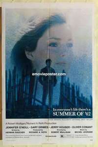 s300 SUMMER OF '42 one-sheet movie poster '71 Jennifer O'Neill, Grimes