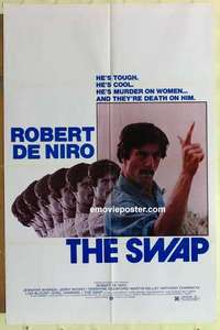 s289 SWAP one-sheet movie poster '79 Robert De Niro, he's tough & cool!