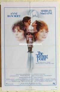 s170 TURNING POINT one-sheet movie poster '77 Shirley MacLaine