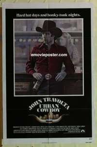 s147 URBAN COWBOY one-sheet movie poster '80 John Travolta, Debra Winger