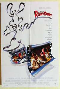 s071 WHO FRAMED ROGER RABBIT one-sheet movie poster '88 Robert Zemeckis