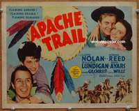 w056 APACHE TRAIL movie title lobby card '42 Lloyd Nolan, Donna Reed