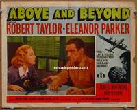 z303 ABOVE & BEYOND movie lobby card #3 '52 James Whitmore, Parker