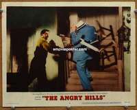 z311 ANGRY HILLS movie lobby card #4 '59 Robert Mitchum, Theodore Bikel