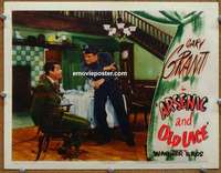 z320 ARSENIC & OLD LACE #2 movie lobby card '44 Cary Grant tied up!