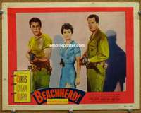 z335 BEACHHEAD movie lobby card '54 Tony Curtis, Mary Murphy, Lovejoy