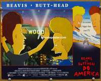 z337 BEAVIS & BUTT-HEAD DO AMERICA movie lobby card '96 MTV animation!