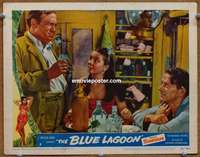 z351 BLUE LAGOON movie lobby card #8 '49 Jean Simmons, Cyril Cusak