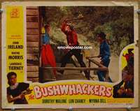 z363 BUSHWHACKERS movie lobby card #8 '52 John Ireland, Wayne Morris