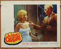 z365 CABINET OF CALIGARI movie lobby card #2 '62 Glynis Johns, horror!