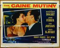 z366 CAINE MUTINY movie lobby card '54 Robert Francis, May Wynn