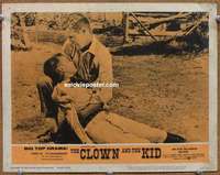 z383 CLOWN & THE KID movie lobby card #5 '62 big-top circus crime!