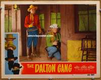 z400 DALTON GANG movie lobby card #5 '49 Don Red Barry with guns!