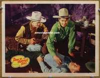 z414 DAYS OF BUFFALO BILL movie lobby card '46 Sunset Carson in hat!