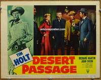 z424 DESERT PASSAGE movie lobby card #4 '52 Tim Holt, Joan Dixon