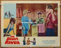 z425 DESERT RAVEN movie lobby card #6 '65 sexy Rachel Romen!