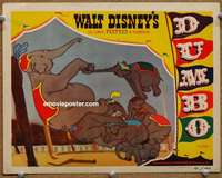 z450 DUMBO movie lobby card '41 Walt Disney circus elephant classic!