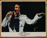 z452 ELVIS ON TOUR movie lobby card #4 '72 best Elvis Presley close up!