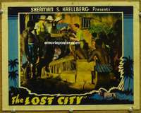 z589 LOST CITY movie lobby card '35 William Boyd serial!