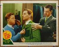 z594 LOVE LAUGHS AT ANDY HARDY movie lobby card #2 '47 Mickey Rooney