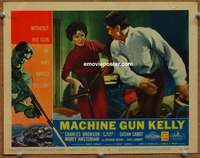 z604 MACHINE GUN KELLY movie lobby card #6 '58 Charles Bronson, AIP