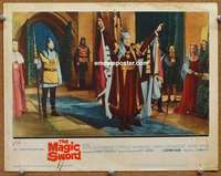 z608 MAGIC SWORD movie lobby card #6 '61 Basil Rathbone, fantasy!