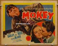 z167 MOKEY movie title lobby card '42 1st Robert Blake, Donna Reed, Dailey