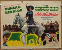 z118 IN OLD NEW MEXICO movie title lobby card '45 Renaldo as the Cisco Kid!