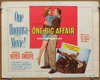 z180 ONE BIG AFFAIR movie title lobby card '52 Evelyn Keyes, Dennis O'Keefe