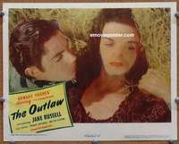 z653 OUTLAW #2 movie lobby card '46 Jane Russell sexy close up!