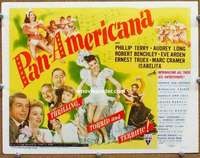 z657 PAN-AMERICANA movie lobby card '45 Robert Benchley, Eve Arden