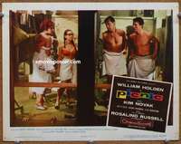 z661 PICNIC movie lobby card '56 half naked William Holden!