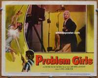 z666 PROBLEM GIRLS movie lobby card '53 very bad girls, sexy image!