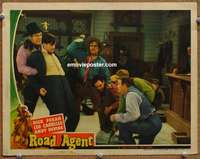 z676 ROAD AGENT movie lobby card '41 Dick Foran, Leo Carrillo