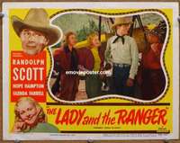 z678 ROAD TO RENO movie lobby card R53 The Lady and The Ranger!