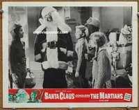 z691 SANTA CLAUS CONQUERS THE MARTIANS #3 movie lobby card '64 wacky!