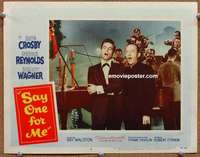 z693 SAY ONE FOR ME movie lobby card #3 '59 Bing Crosby, Wagner
